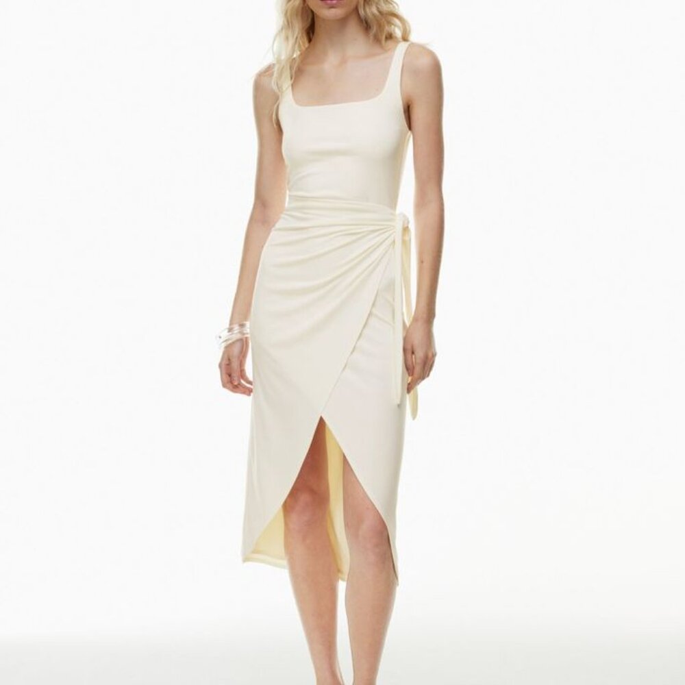 NWT Wilfred Saturn Midi Dress Soft, stretchy midi wrap dress sz medium